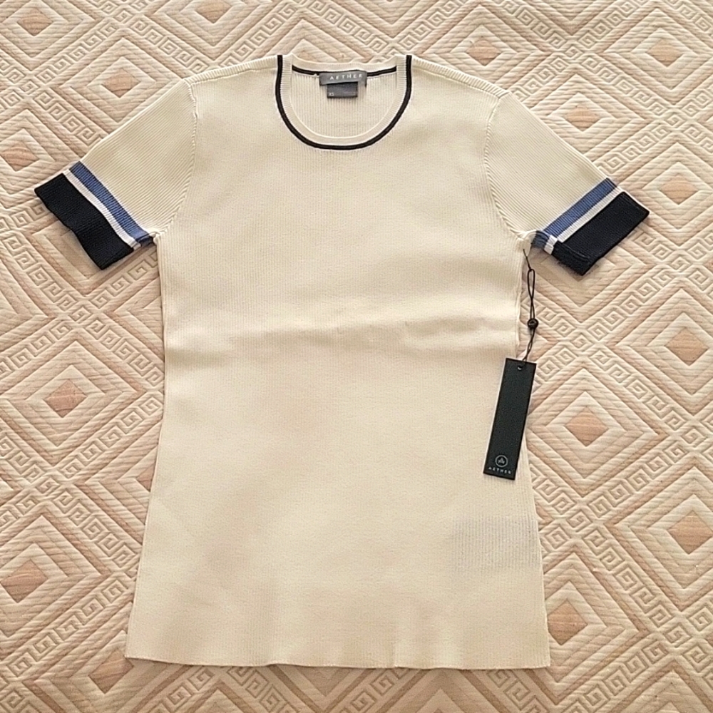 Aether white top, Size XS.